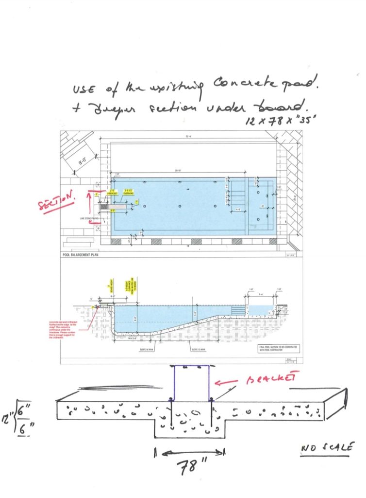 06 technical information Wooden Diving Boards